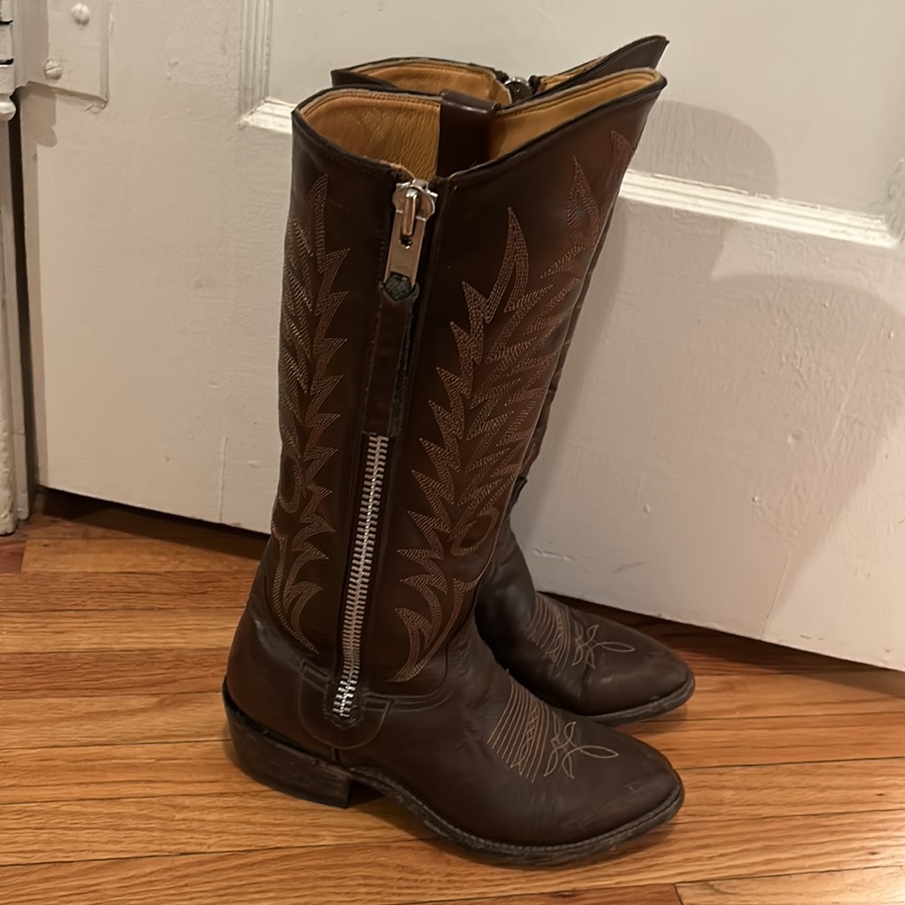 Old Gringo Brown Leather Cowboy Boots